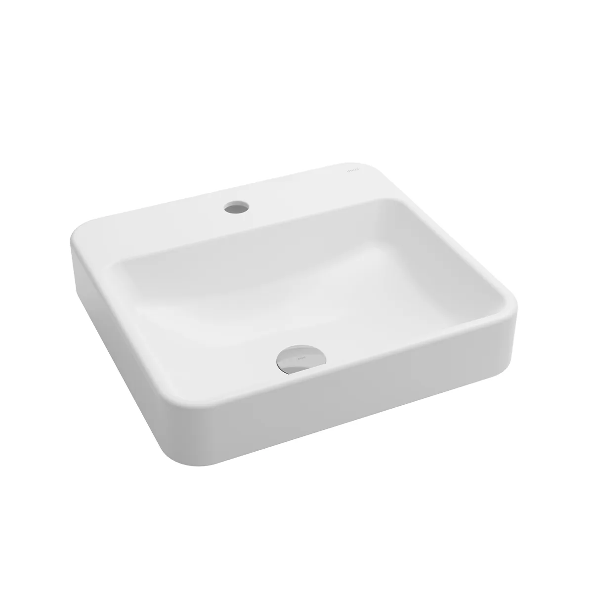 Cuba Sobrepor Retangular Frame 47x44cm Branco Docol
